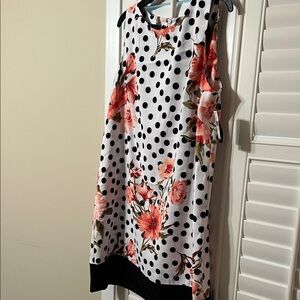 Alyx Black and White Floral Mini Dress